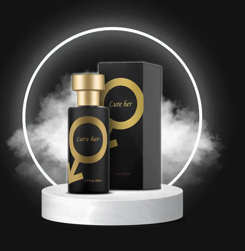 Elegant men's grooming product: New Masculine Pheromone Infused Eau de Parfum, aftershave
