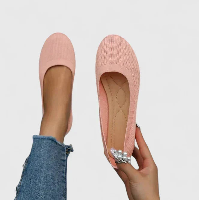 Casual slip-on Mhyraene women's orthopaedic shoes. Anti-slip sole for safe walking, pain relief & foot support.