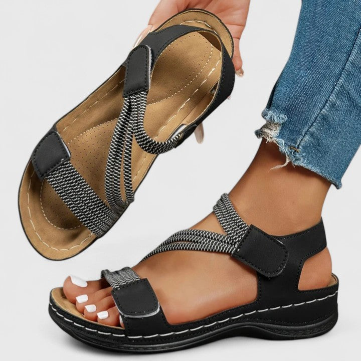 Everyday women's sandals promoting posture correction and foot health with superior arch support.
