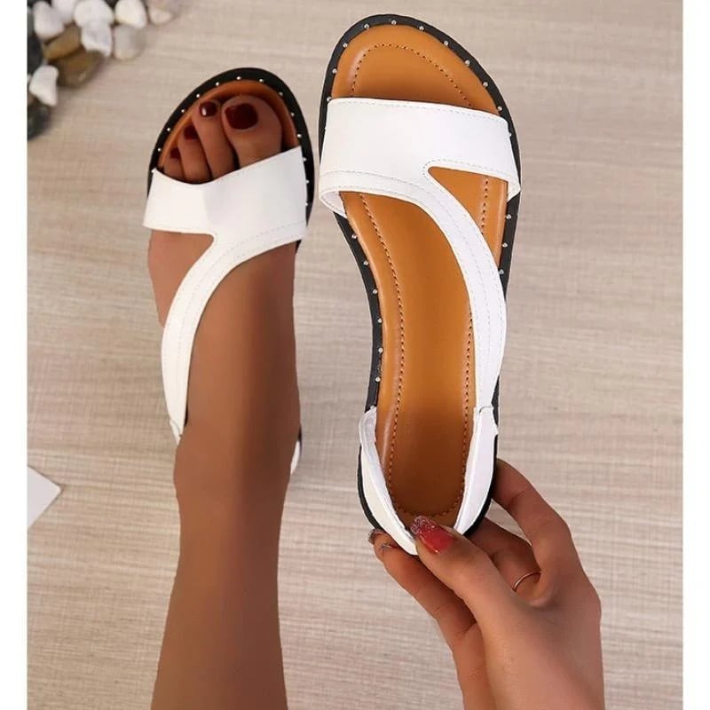 Durable women's running sandals, orthopedic design ensures arch support and maximum walking comfort.