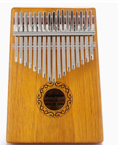 17-key wooden kalimba thumb piano, perfect for beginners, relaxation & musical enjoyment.