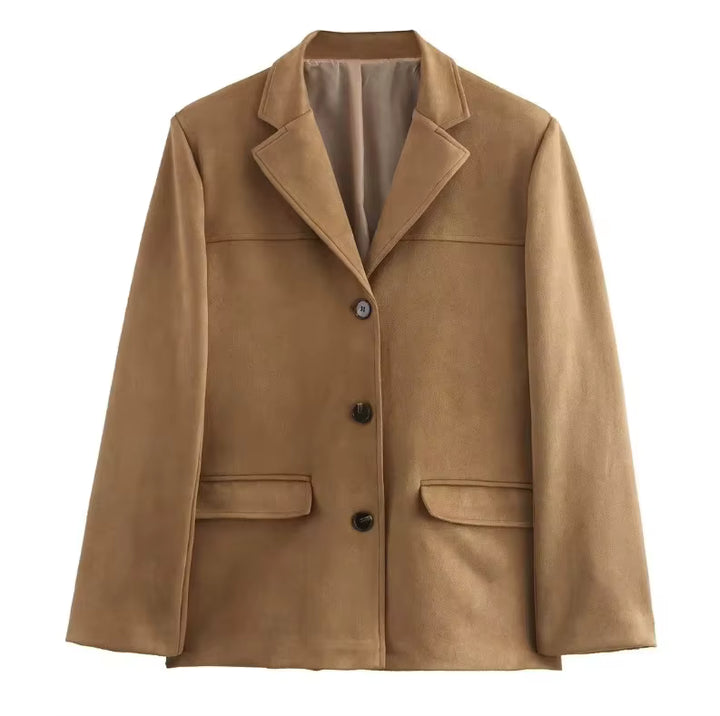 Women's Oversized Brown Trench Coat