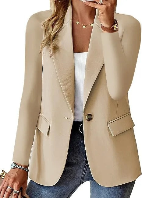 Women's Elegant Tailored Blazer Jacket