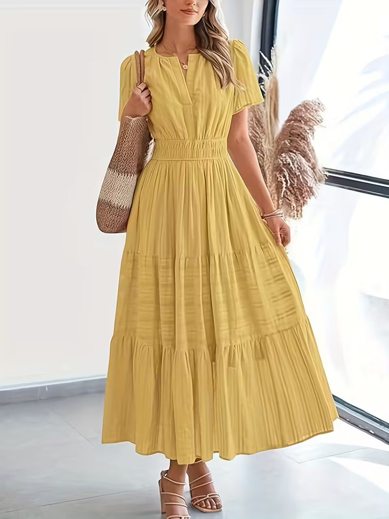 Women's Boho Breeze Midi Summer Dress