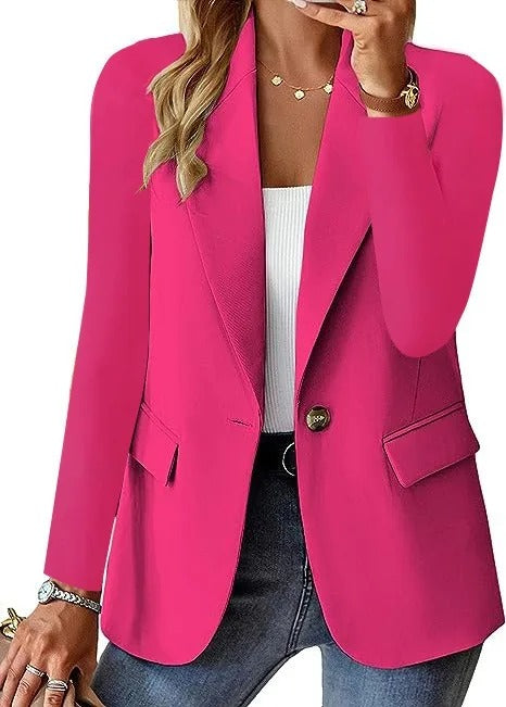 Women's Elegant Tailored Blazer Jacket
