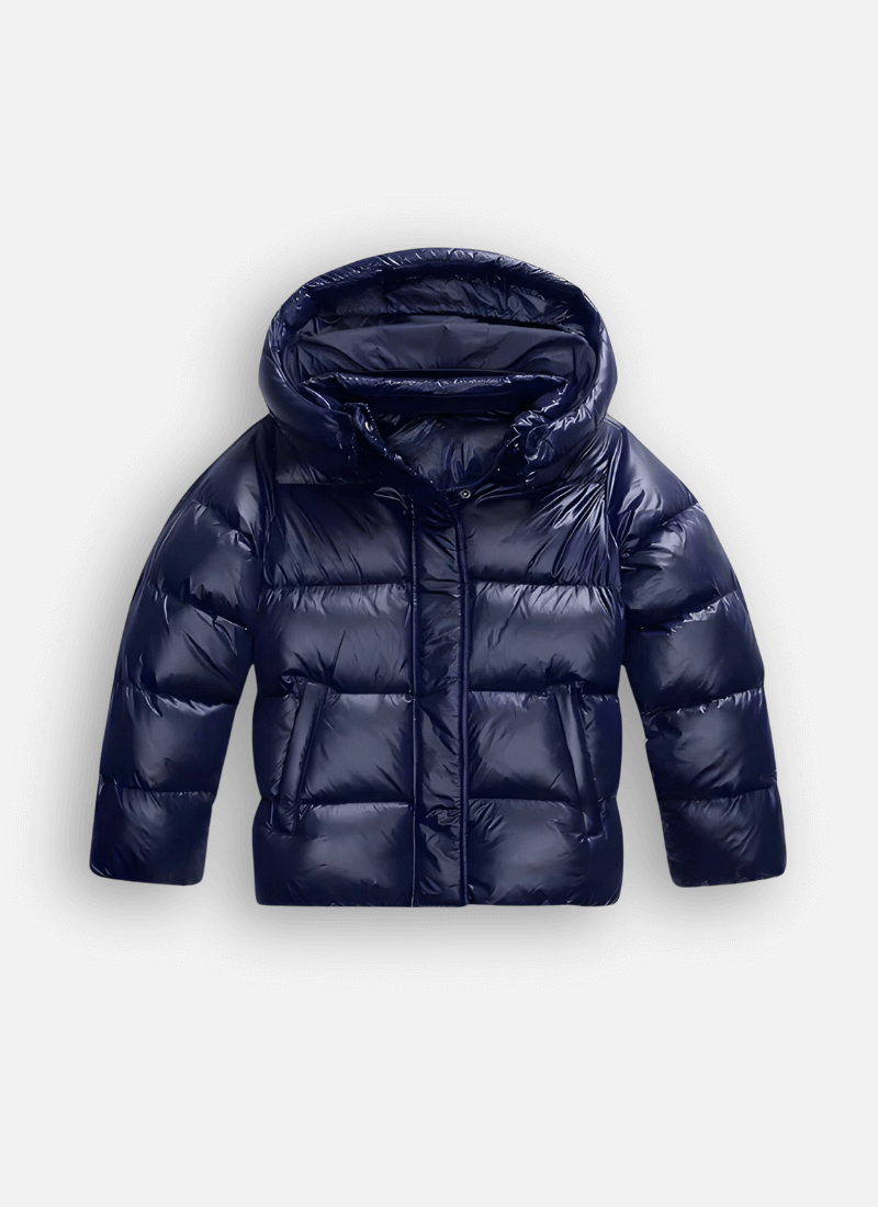 Warm women's puffer jacket, slim-fit design for winter. Versatile and stylish cold-weather outerwear for women.