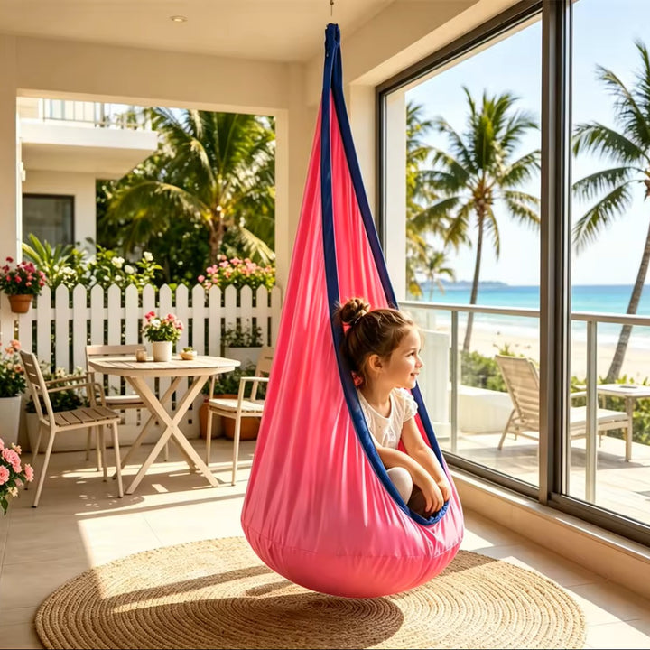 Kids' Indoor Sensory Swing Hammock for Calming & Play