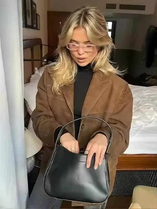 Women's Oversized Brown Trench Coat