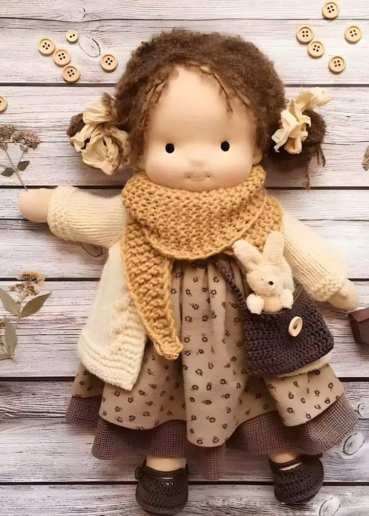 Handmade Waldorf Doll - Soft, Durable, & Timeless