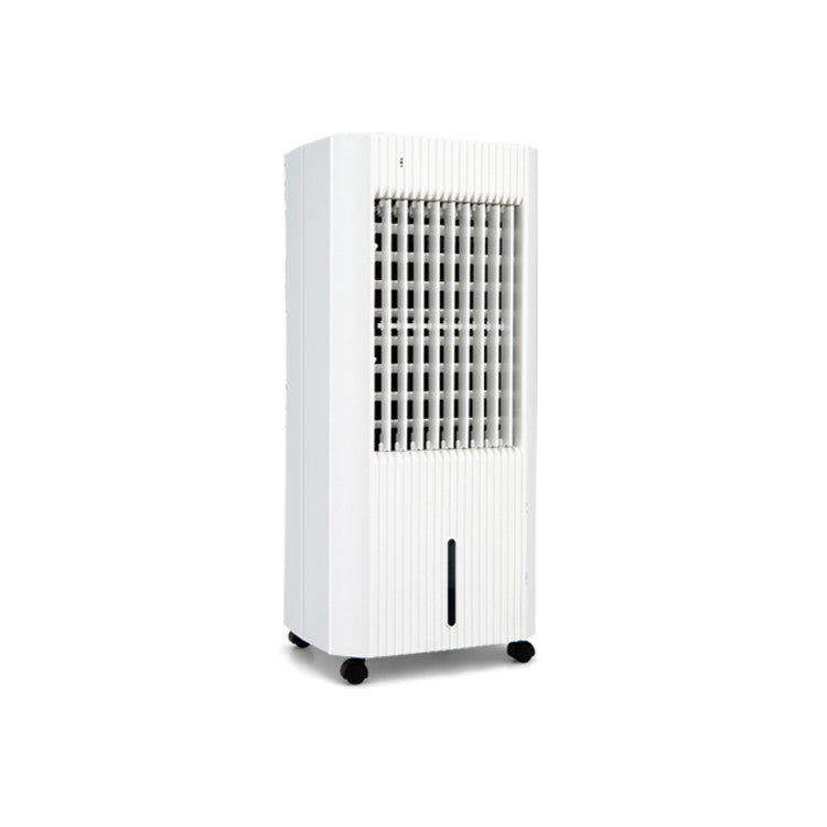 3-in-1 portable evaporative air cooler with remote. Humidifies, cools, and fans for personal comfort. Energy-efficient & quiet.