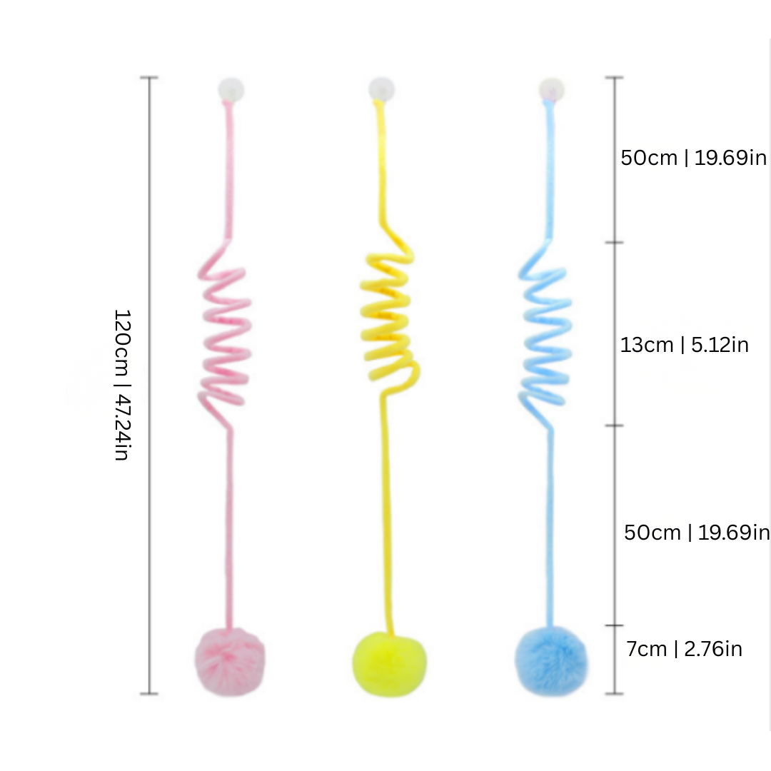 Feline fun with hanging cat toys. Interactive plush multi-pack promotes play, mental stimulation & scratching.