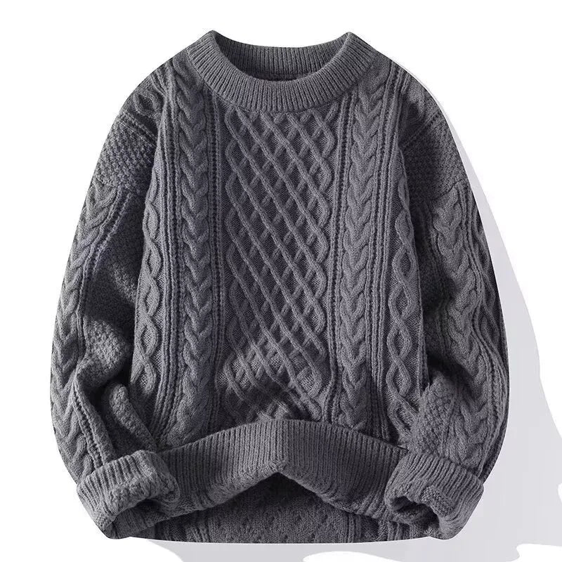 Women's Textured Knit Crewneck Sweater