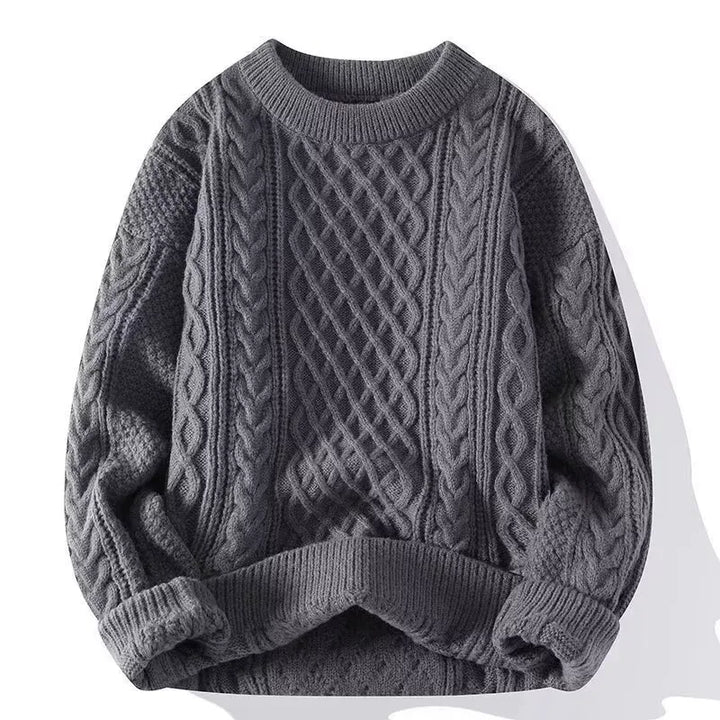 Women's Textured Knit Crewneck Sweater