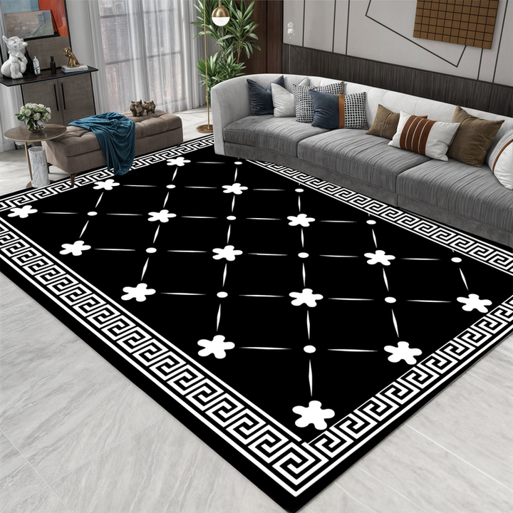 Decorative 3D optical illusion door mat with a striking geometric checkerboard pattern. Ideal for modern home decor.