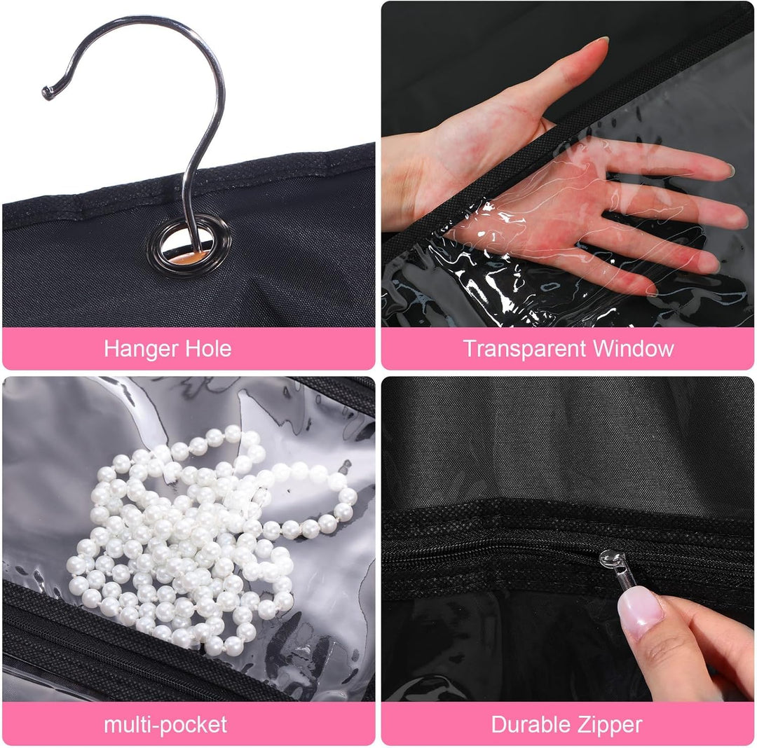 Durable 5-pack garment bags protect dance & theatre costumes. Clear window for quick identification & wardrobe organization.