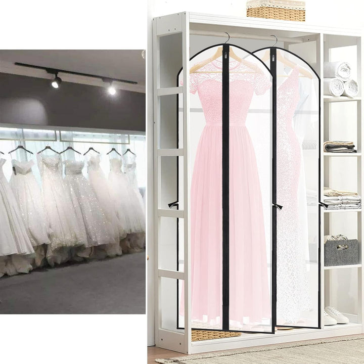 Premium 71-inch dress bag for gowns. Keeps formalwear pristine during storage.