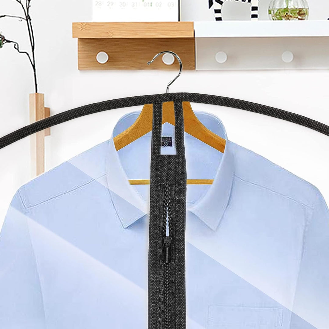 71-inch long dress protector for delicate formalwear. Travel & storage.