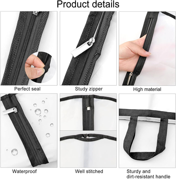 Long 71-inch gown cover for formal dresses. Excellent clothing protection.