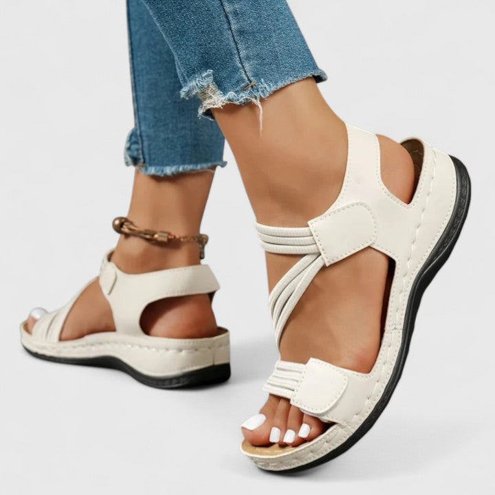 Soft, cushioned women's arch support sandals for supreme comfort & healthy foot alignment.