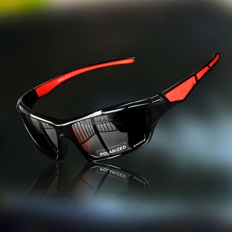 Stylish unisex shield sunglasses with polarized lenses for enhanced clarity and UV protection.