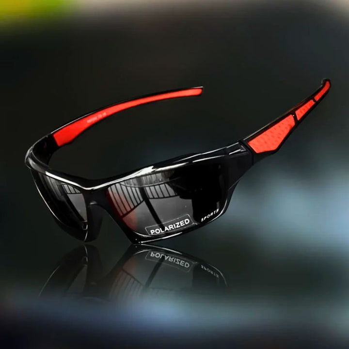 Stylish unisex shield sunglasses with polarized lenses for enhanced clarity and UV protection.