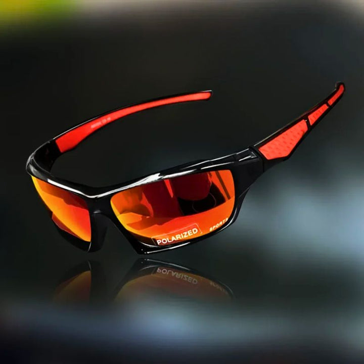 Unisex polarized shield sunglasses for clear vision, sun protection, and outdoor style.