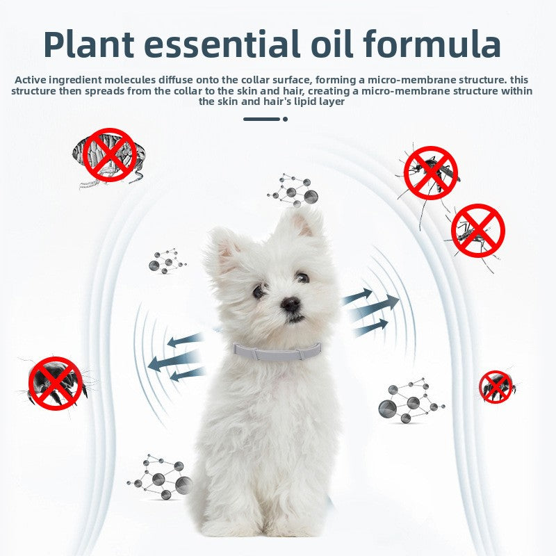 Pet Anti-Flea & Tick Collar for Dogs and Cats