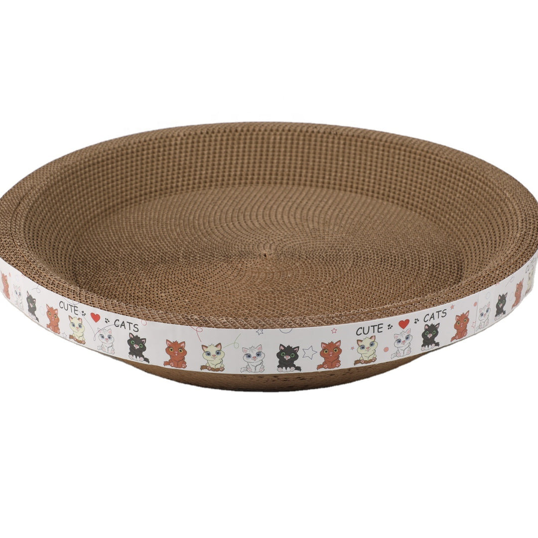Pet's Cardboard Cat Scratcher Lounge & Rest Bed