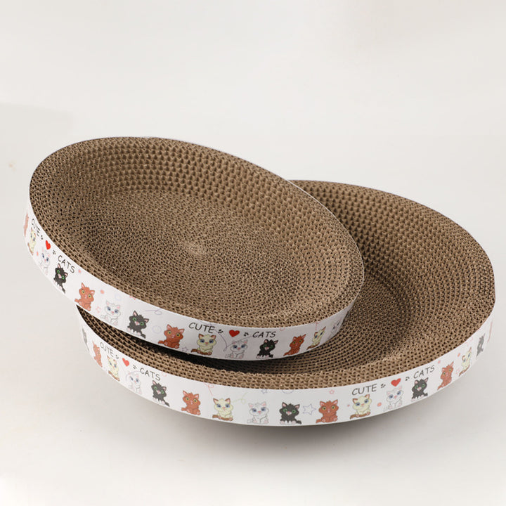Pet's Cardboard Cat Scratcher Lounge & Rest Bed