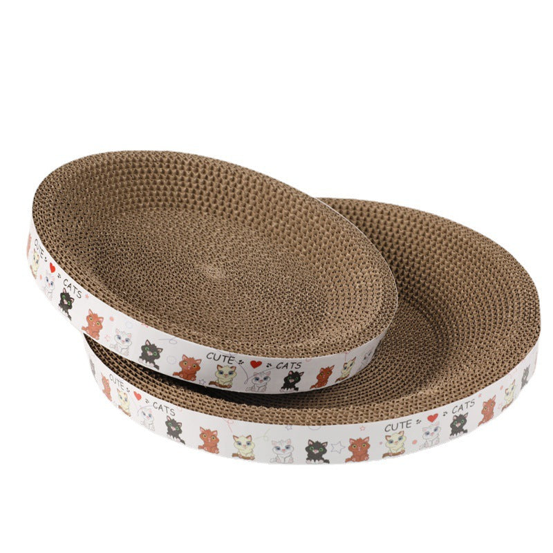 Pet's Cardboard Cat Scratcher Lounge & Rest Bed