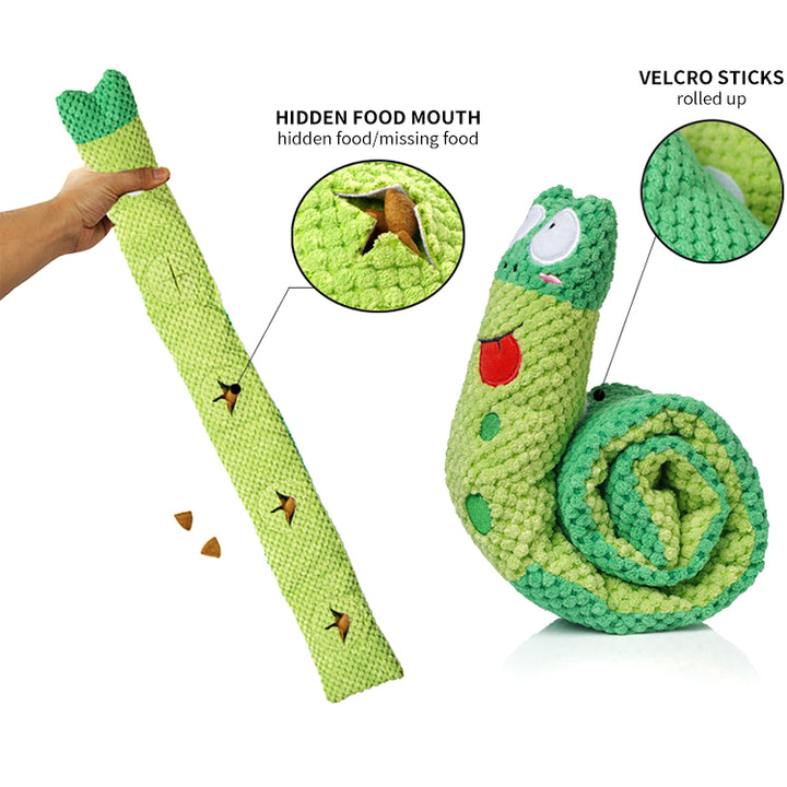 Dog's SnuffleSnake Interactive Puzzle Toy for Mental Stimulation