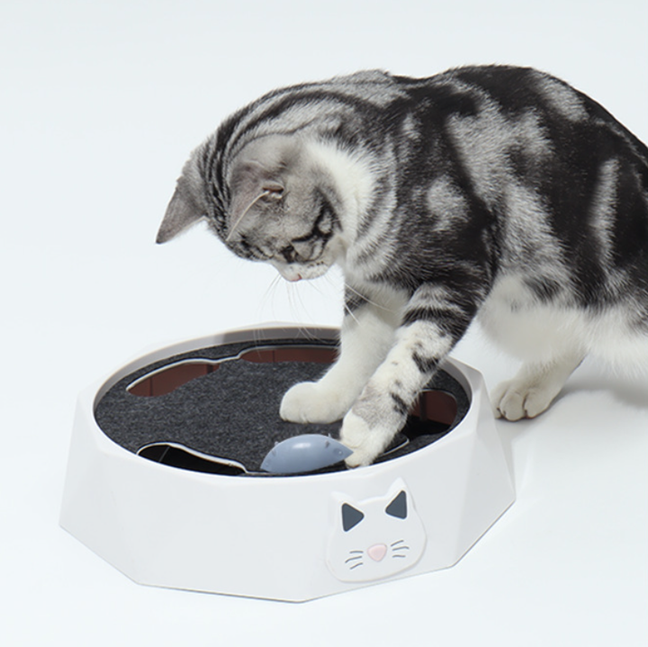 Interactive Cat Mouse Toy ClawTrek - Feline Play & Comfort