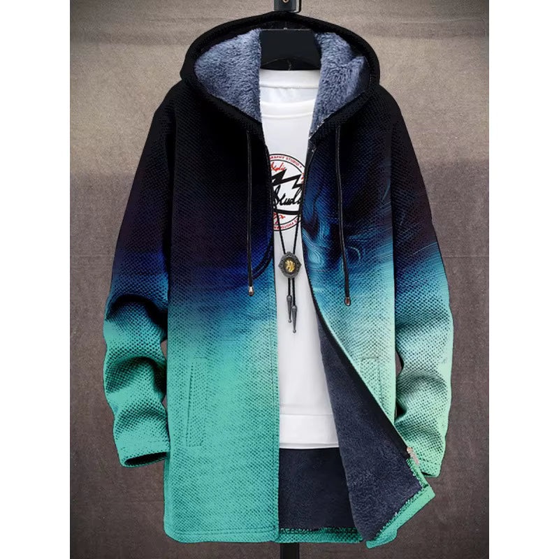 Women's Art-Inspired Hooded Jacket for Creative Style