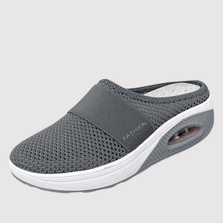 Fashionable women's orthopedic slip-on shoes, great for foot support & long comfort.