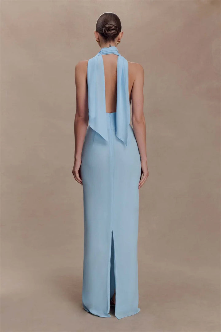 Women's One-Shoulder Elegant Flowy Summer Dress