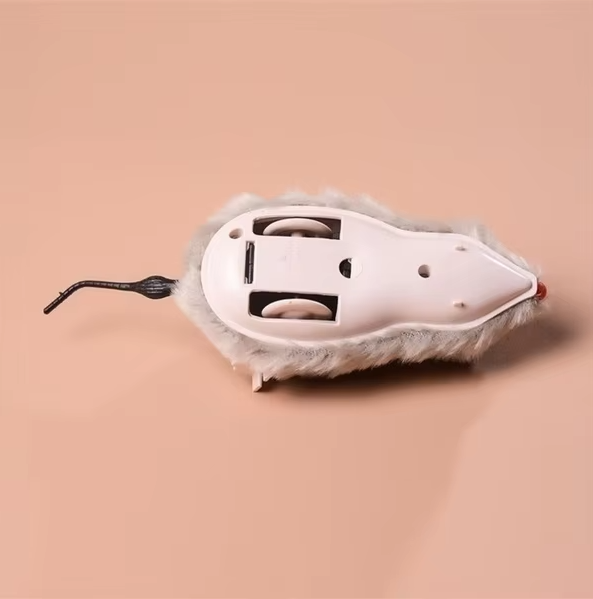 Fun electric mouse toy for cats. Automatic, interactive pet play stimulates hunting instincts & provides engaging entertainment.