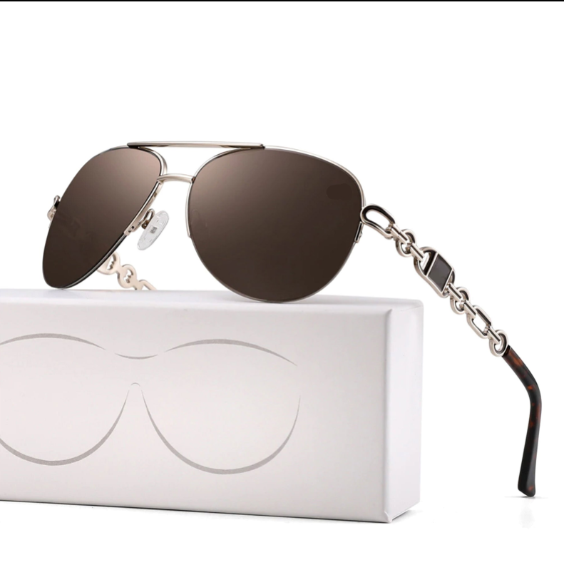 High-quality women's polarized sunglasses ensuring maximum UV protection and clear vision outdoors.