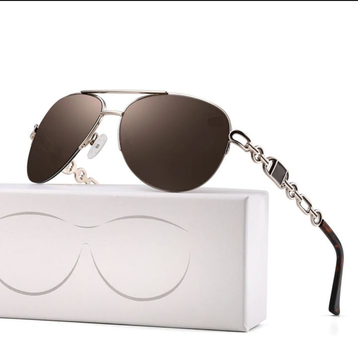 High-quality women's polarized sunglasses ensuring maximum UV protection and clear vision outdoors.