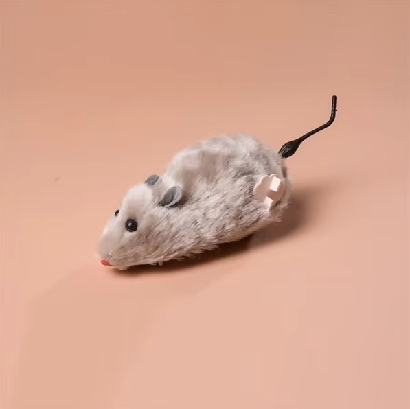 Electric cat mouse toy for automatic interactive play. Great for pet enrichment & stimulating natural hunting behaviors.