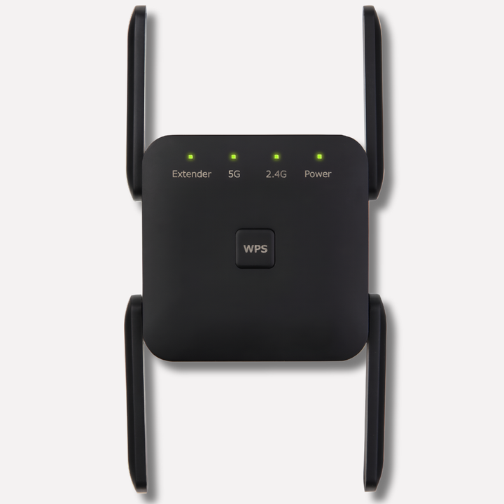 AC1200 Dual-Band WiFi Range Extender, wireless signal booster for home & office, 1200Mbps network enhancer