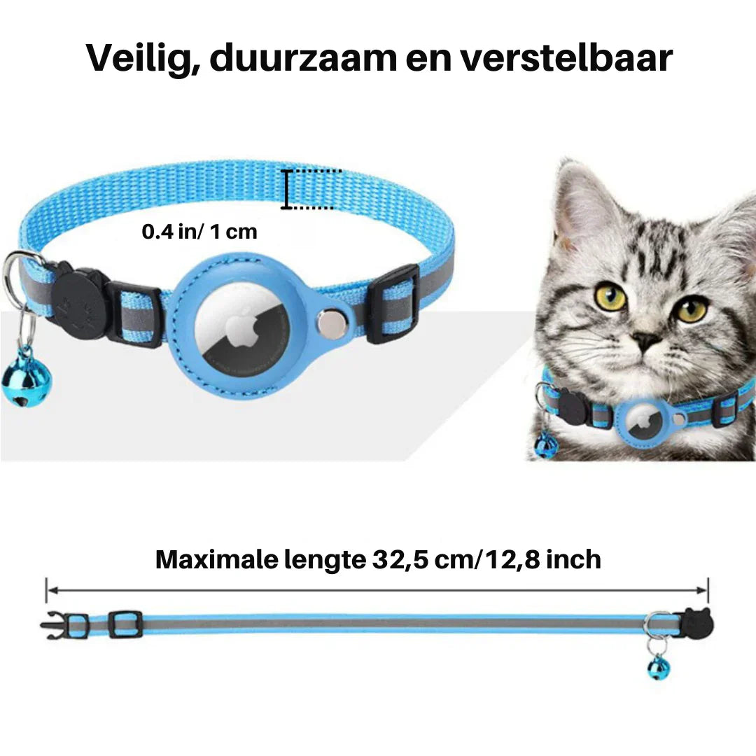 Feline collar with a reliable safety release clip and bell, a comfortable and secure pet gear.