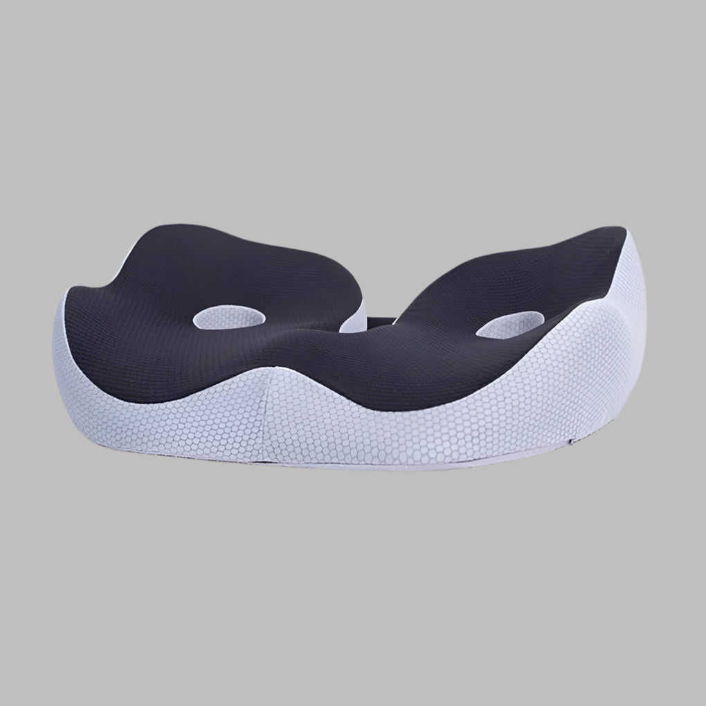 New3 memory foam seat cushion designed for tailbone and coccyx pain relief with adjustable support.