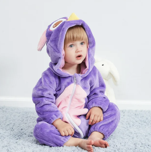 Adorable baby lion costume onesie. Soft cotton blend jumpsuit for cute infant playwear.