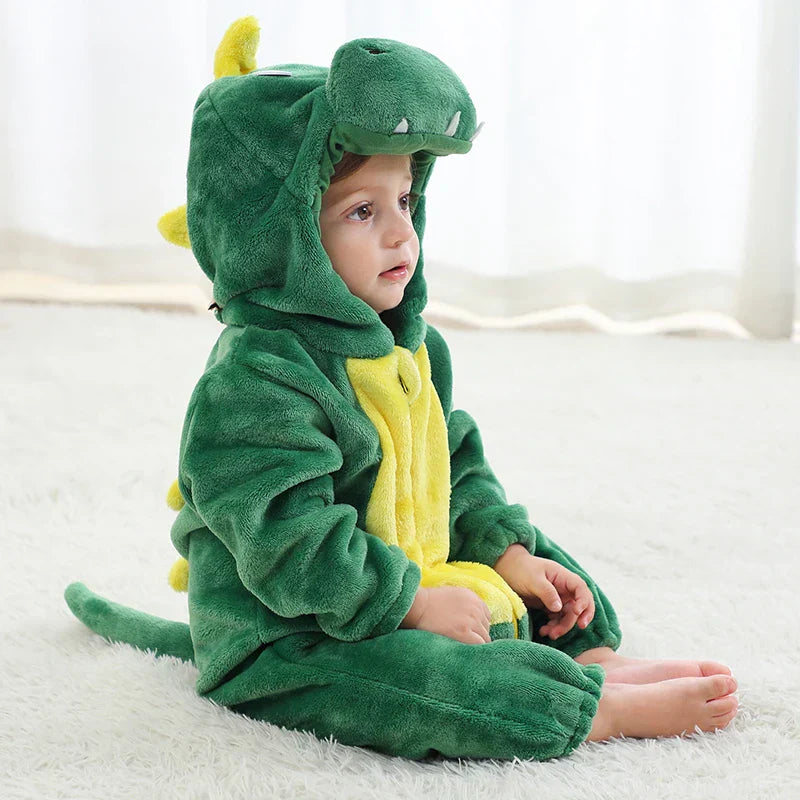 Soft monkey baby onesie jumpsuit. Cozy cotton blend for infant playwear & sleep.