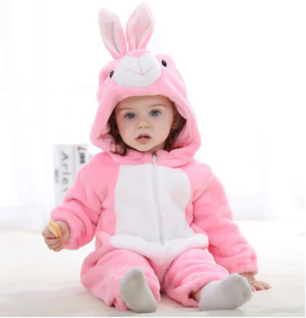 Cute fox baby onesie costume. Cozy romper for infants & toddlers. Soft cotton blend.