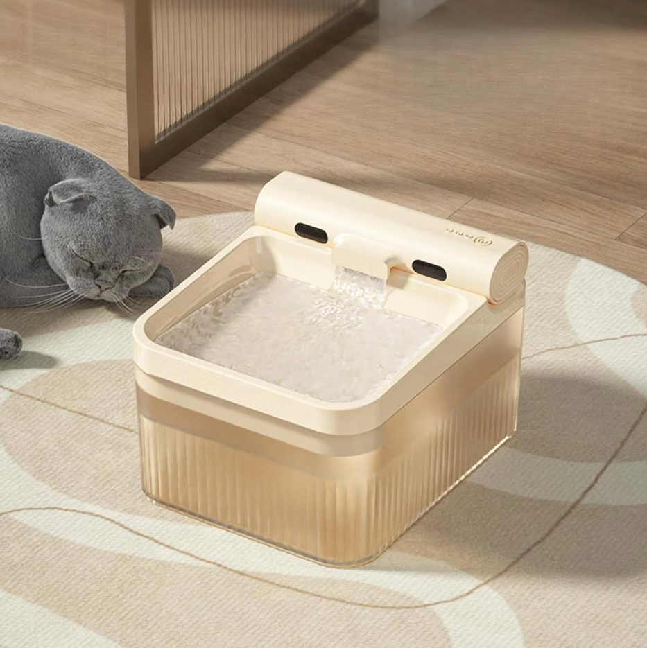 Durable elephant dog water dispenser with triple filter, offering fresh, clean drinking water for canines.