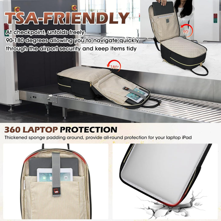 Durable unisex commuter backpack. Water-resistant multi-compartment design for laptops, travel, and organization.