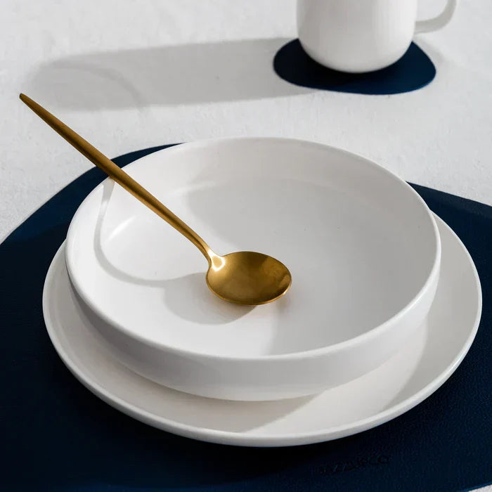 Aurora Cutlery Collection. A sleek, modern addition to any dinnerware ensemble.