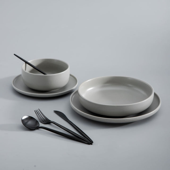 Elegant Aurora Cutlery Set for home entertaining. Modern dining essentials.