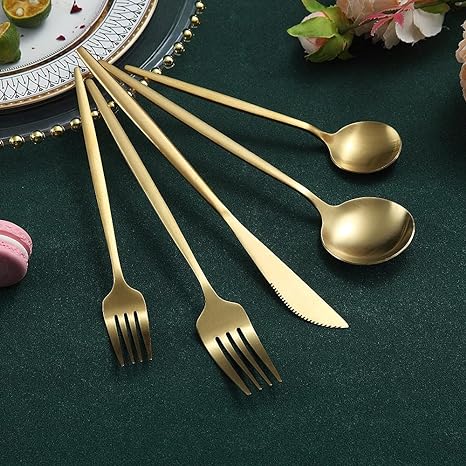 The durable Aurora Modern Cutlery Set, promising a long-lasting, elegant dining experience.